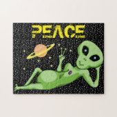 Vrede Alien Puzzle Legpuzzel (Horizontaal)