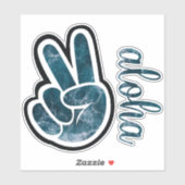 Vrede & aloha sticker (Vel)