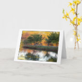 Vrede als een rivier kaart (Gele Bloem)