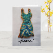 Vrede, alsjeblieft kaart (Gele Bloem)