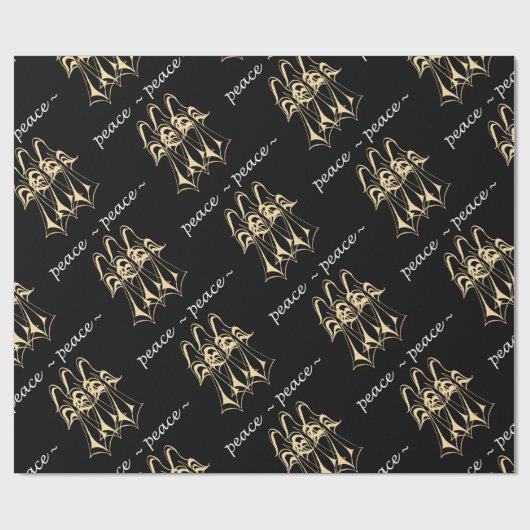 Vrede! Angels Wrapping Paper Cadeaupapier (Vlak)