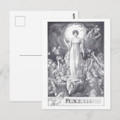 Vrede Anti-Oorlog Briefkaart  Illustratie (Voorkant / Achterkant)