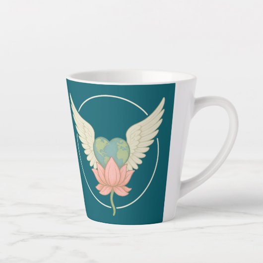 Vrede begint bij mij Latte Mok (Rechts)