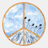 "Vrede begint bij mij" Sticker (Voorkant)