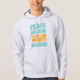 Vrede begint binnen hoodie