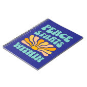 Vrede begint binnen notitieboek (Linkerzijde)