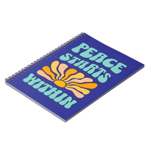 Vrede begint binnen notitieboek (Linkerzijde)