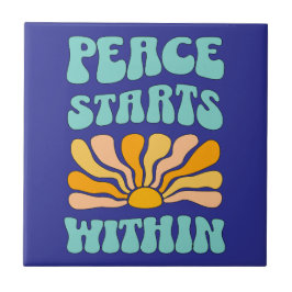 Vrede begint binnen tegeltje