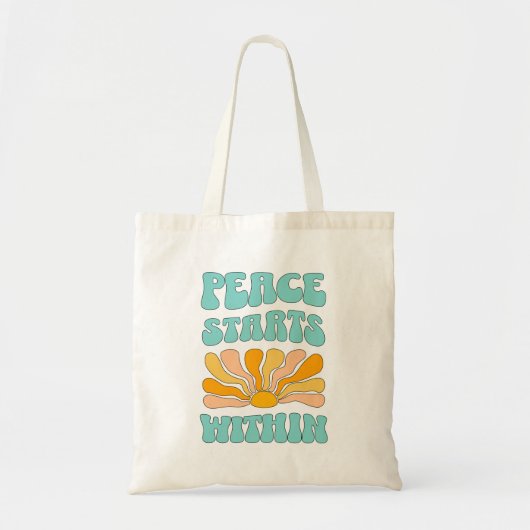 Vrede begint binnen tote bag (Voorkant)