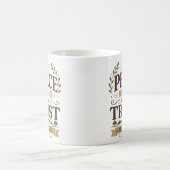 Vrede Begint Met Vertrouwen Ochtenddevotie Quote Koffiemok (Center)