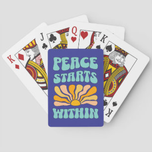 Vrede begint van binnen		 pokerkaarten