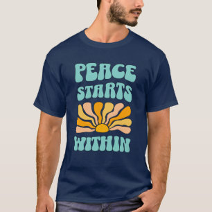 Vrede begint van binnenuit t-shirt
