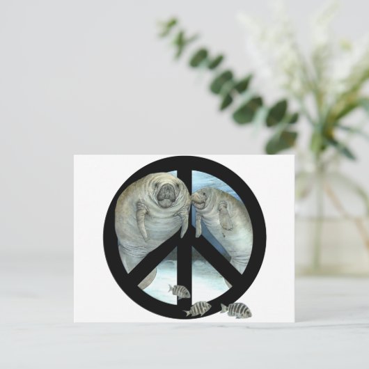 vrede beheren briefkaart (Staand voorkant)