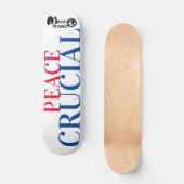 VREDE BELANGRIJK Skateboard (Voorkant)