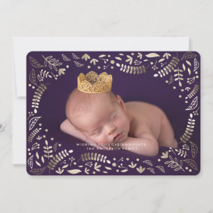 VREDE BERRIES WREATH-kerstkaart Feestdagenkaart