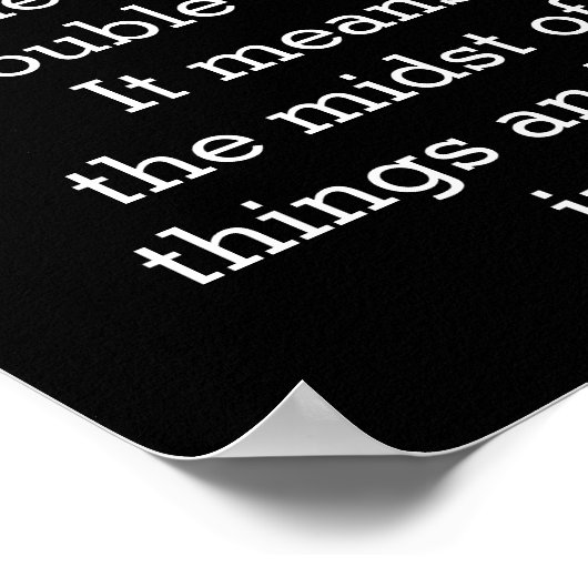 Vrede - betekenis van - poster druk (Hoek)