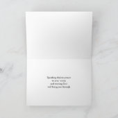 Vrede BIDT VOOR JE christen Kaart (Binnen)