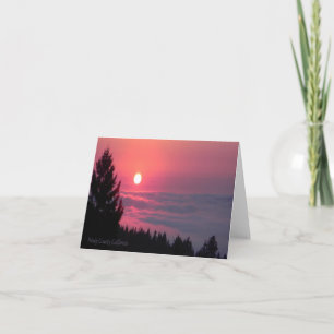 Vrede bij zonsondergang.... kaart