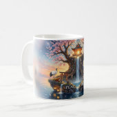Vrede Binnen Cherry Blossom Oasis Mok (Voorkant links)