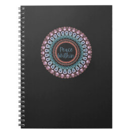 Vrede binnen Pastel Mandala Notitieboek