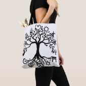 Vrede Boom des Levens Tote Bag (Dichtbij)