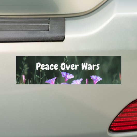 Vrede Boven Oorlogen Bumpersticker (Op auto)