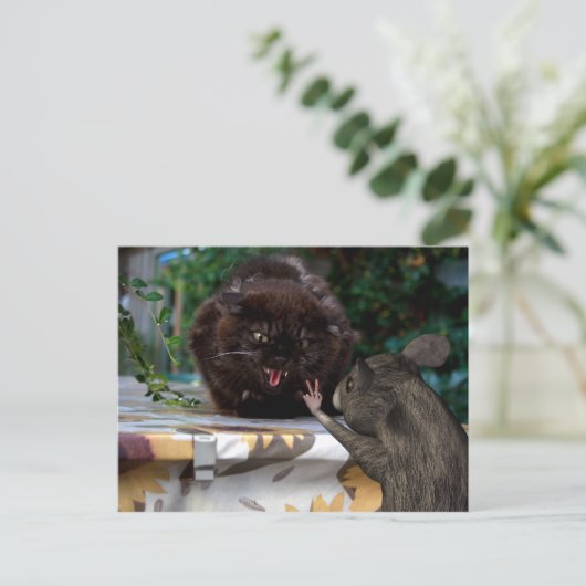 Vrede! Briefkaart (Staand voorkant)