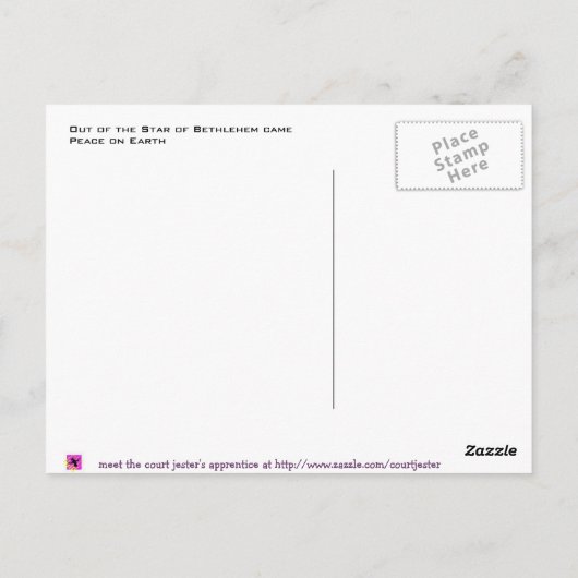 Vrede Briefkaart (Achterkant)