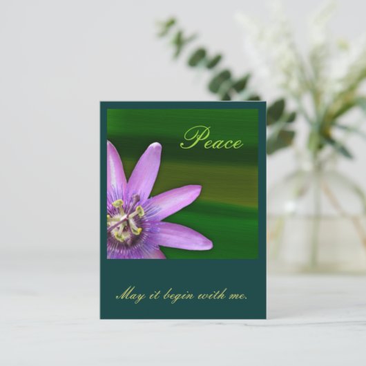 Vrede Briefkaart (Staand voorkant)