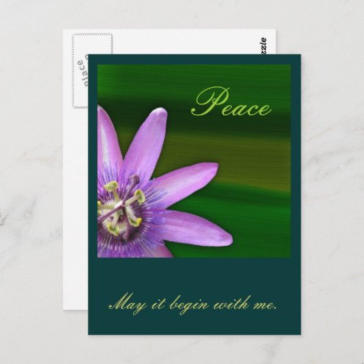 Vrede Briefkaart (Voorkant / Achterkant)