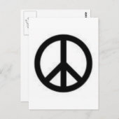 vrede briefkaart (Voorkant / Achterkant)