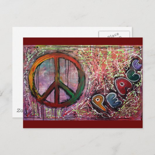 Vrede Briefkaart (Voorkant / Achterkant)