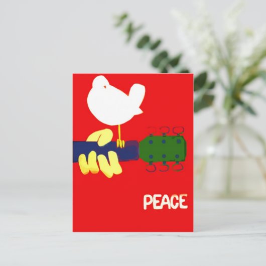 vrede briefkaart (Staand voorkant)