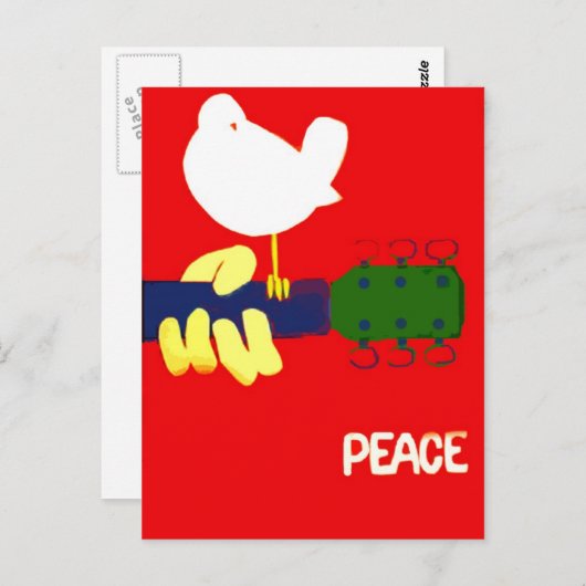 vrede briefkaart (Voorkant / Achterkant)