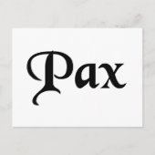 Vrede Briefkaart (Voorkant)