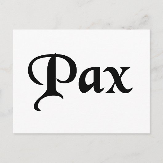 Vrede Briefkaart (Voorkant)