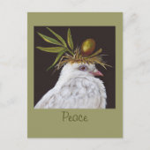 Vrede briefkaart met duif (Voorkant)