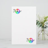 Vrede Briefpapier (Staand voorkant)