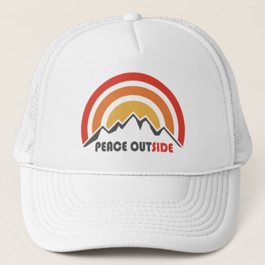 Vrede buiten trucker pet (Voorkant)