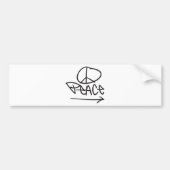 vrede bumpersticker (Voorkant)