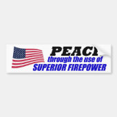 Vrede Bumpersticker (Voorkant)