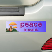 vrede bumpersticker (Op auto)