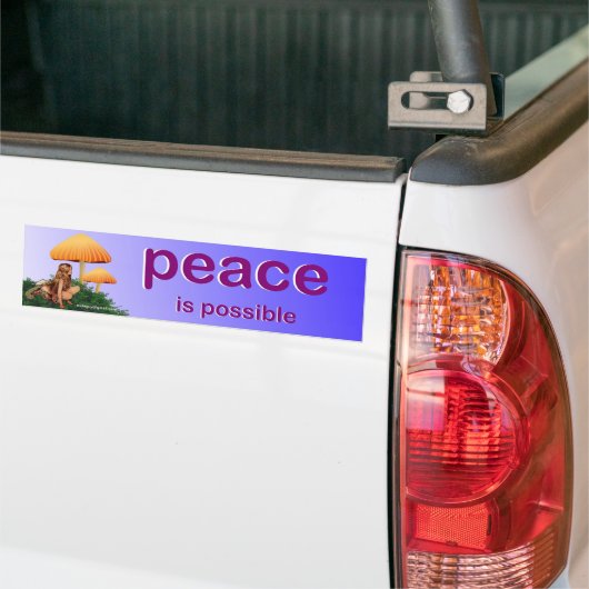 vrede bumpersticker (Op Truck)