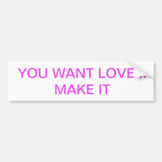 VREDE BUMPERSTICKER (Voorkant)