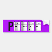 vrede bumpersticker (Voorkant)