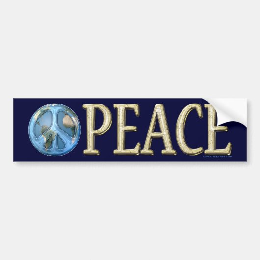 Vrede Bumpersticker (Voorkant)
