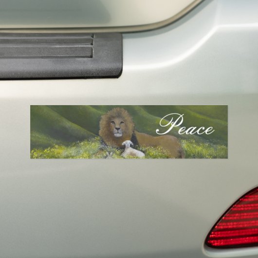 Vrede Bumpersticker (Op auto)