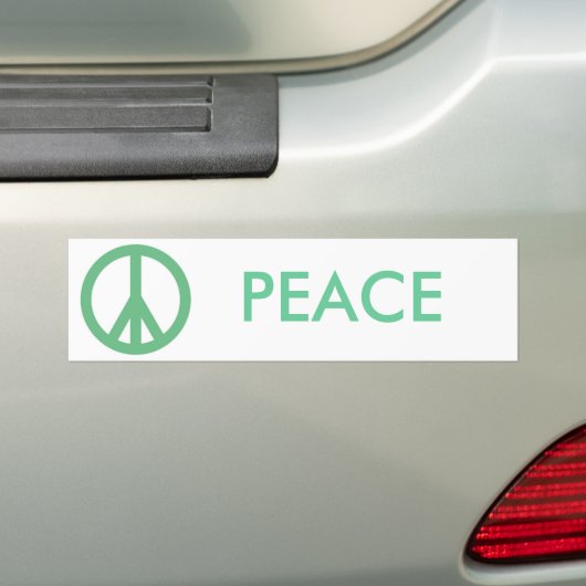 vrede bumpersticker (Op auto)