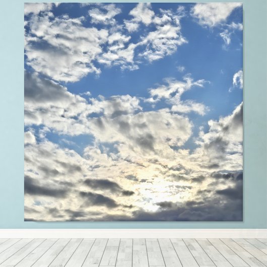 Vrede canvas afdruk (Insitu (Houten vloer))