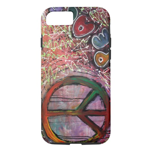 Vrede Case-Mate iPhone Case (Achterkant)
